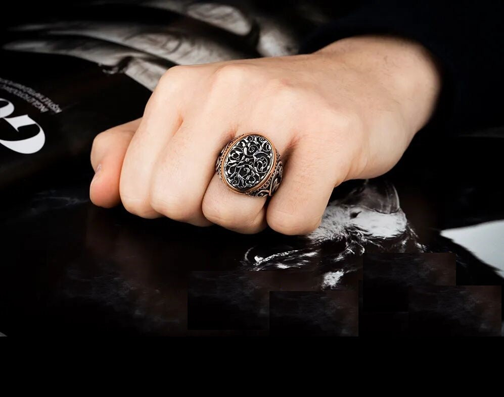 Oval Exclusive Stoneless Silver Ring