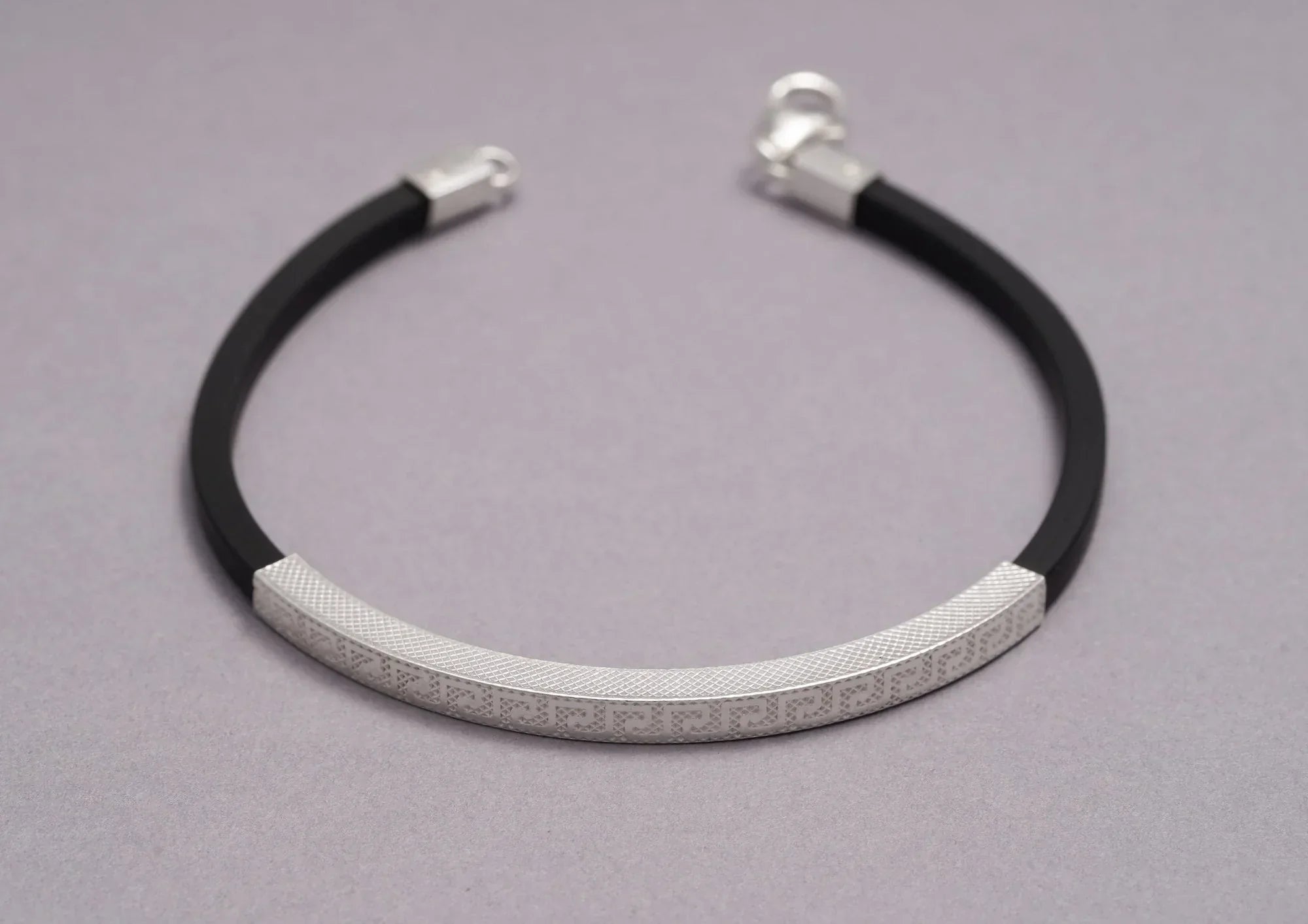 Greek Key Wrist Men  Band