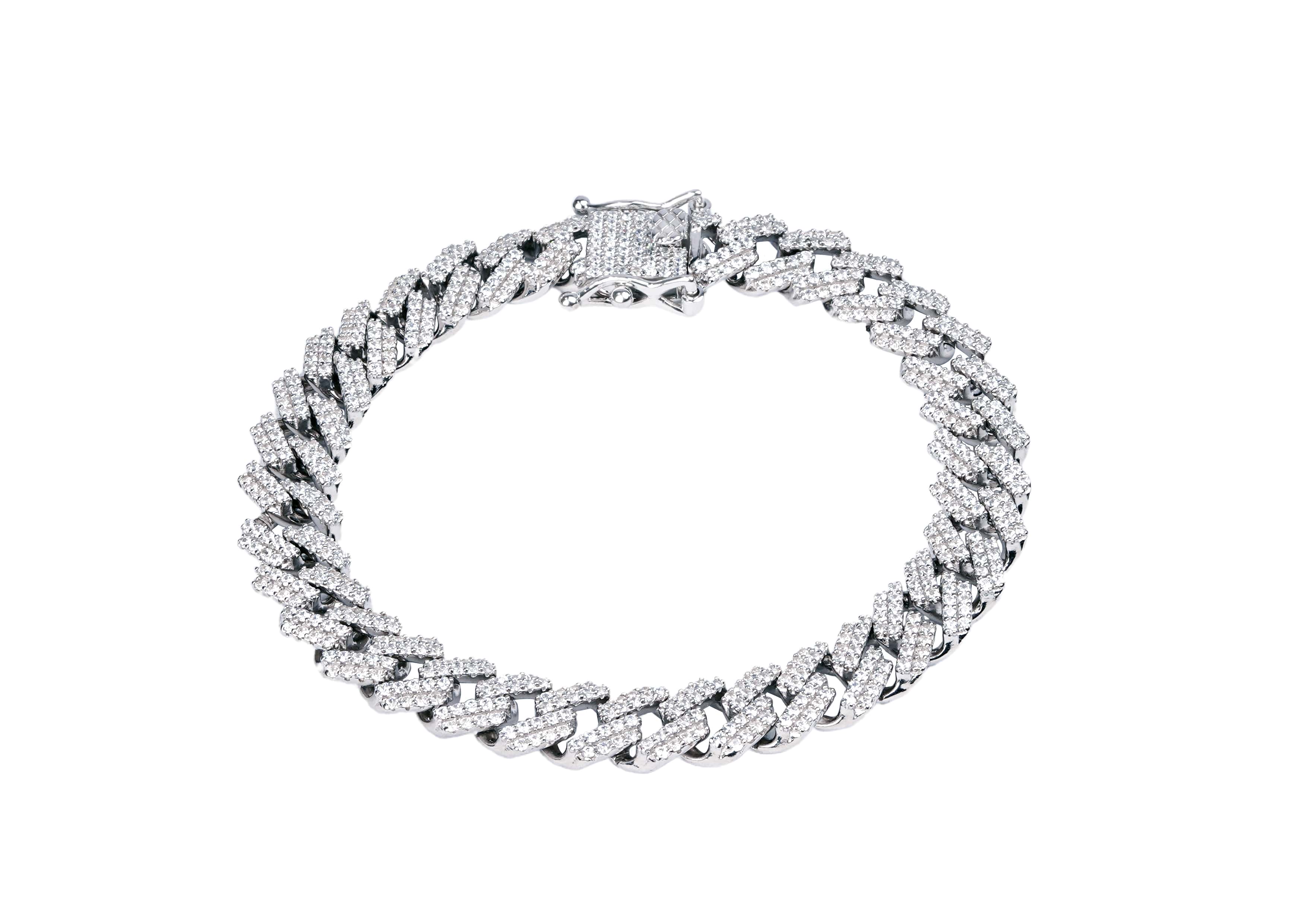 Iced Out Cuban Link Men Bracelet