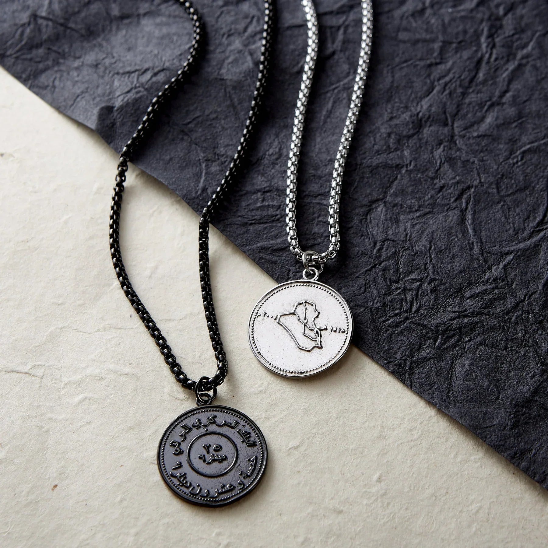 Country Coin Necklace  Men