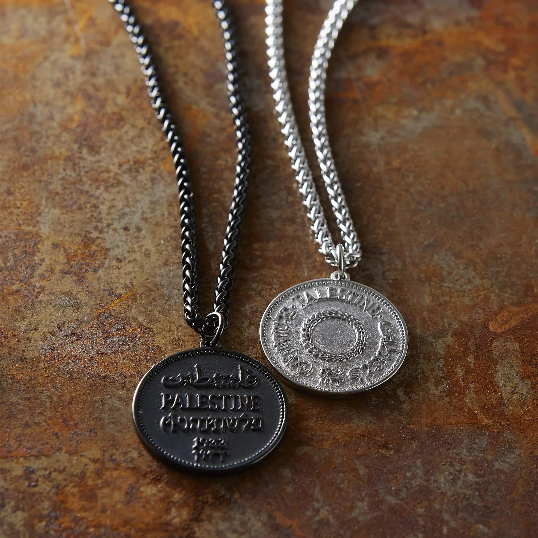Country Coin Necklace  Men