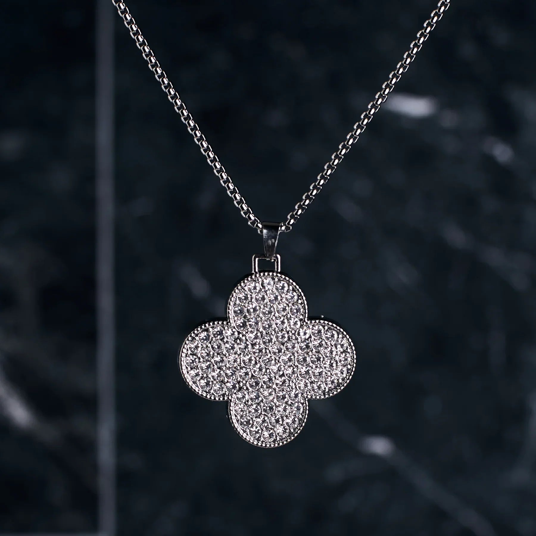 Lucky Bloom Silver Chain