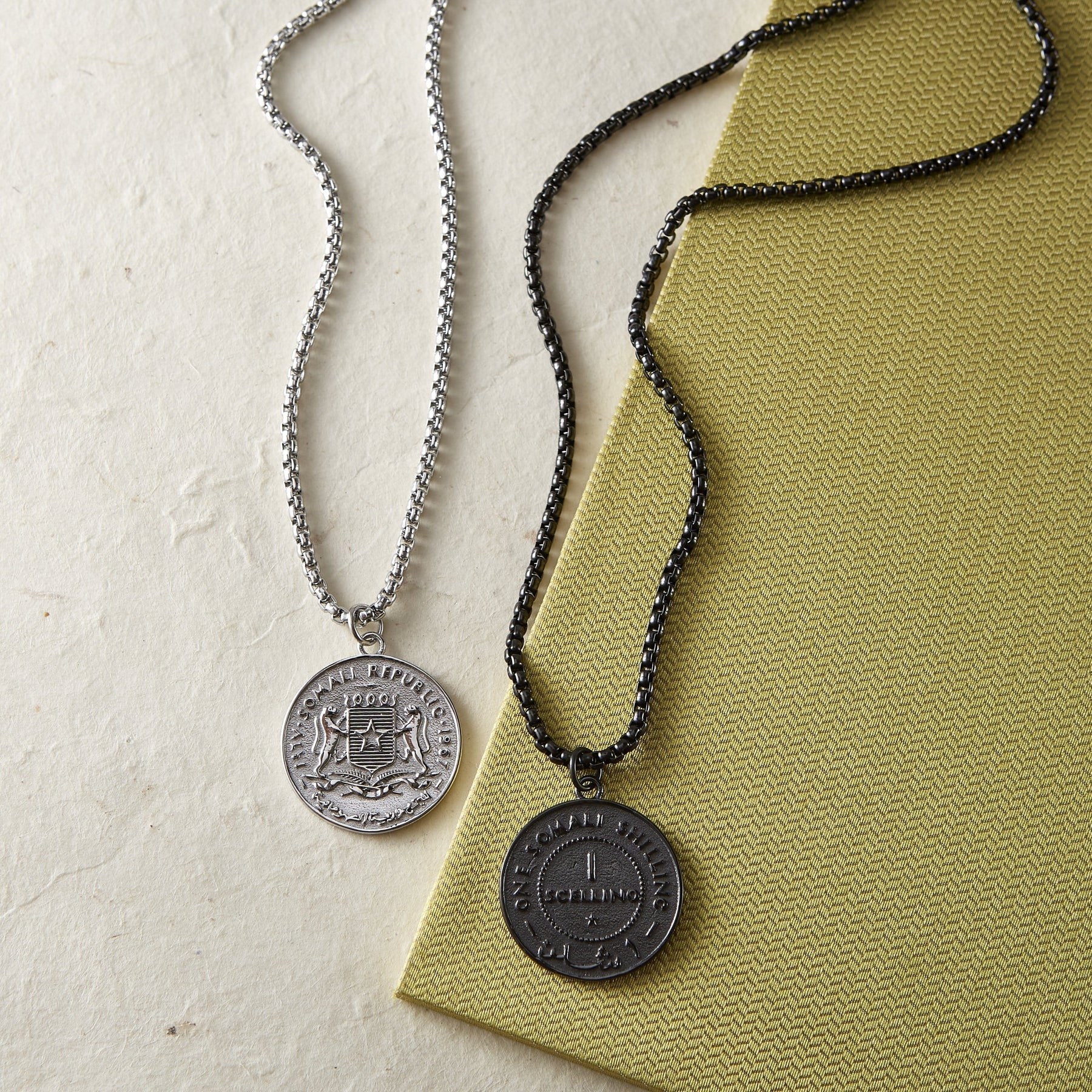 Country Coin Necklace  Men