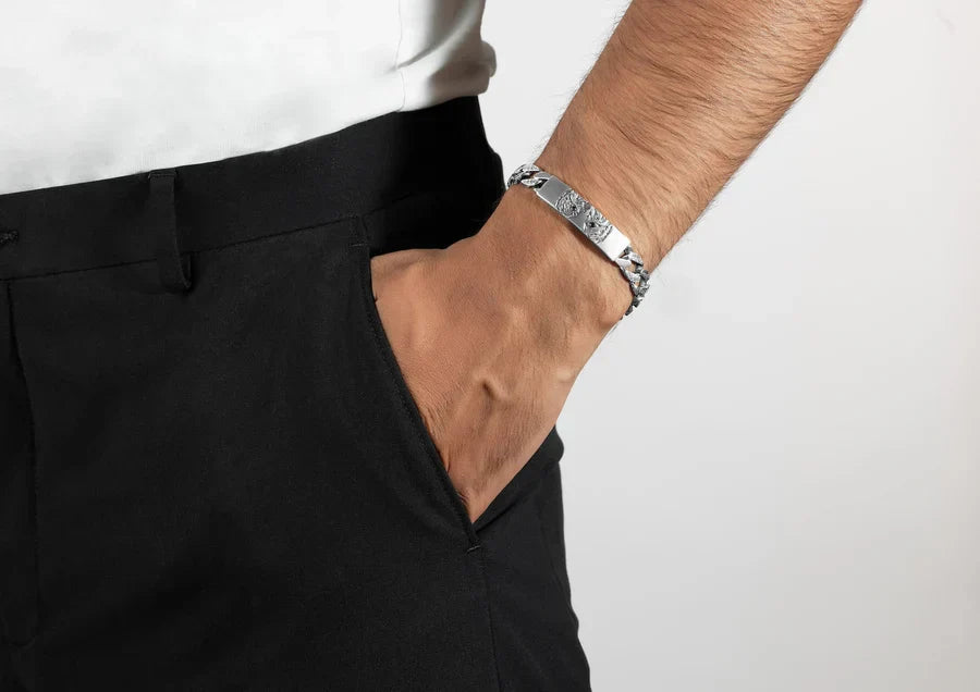 Twin Tigers Cuban Bracelet