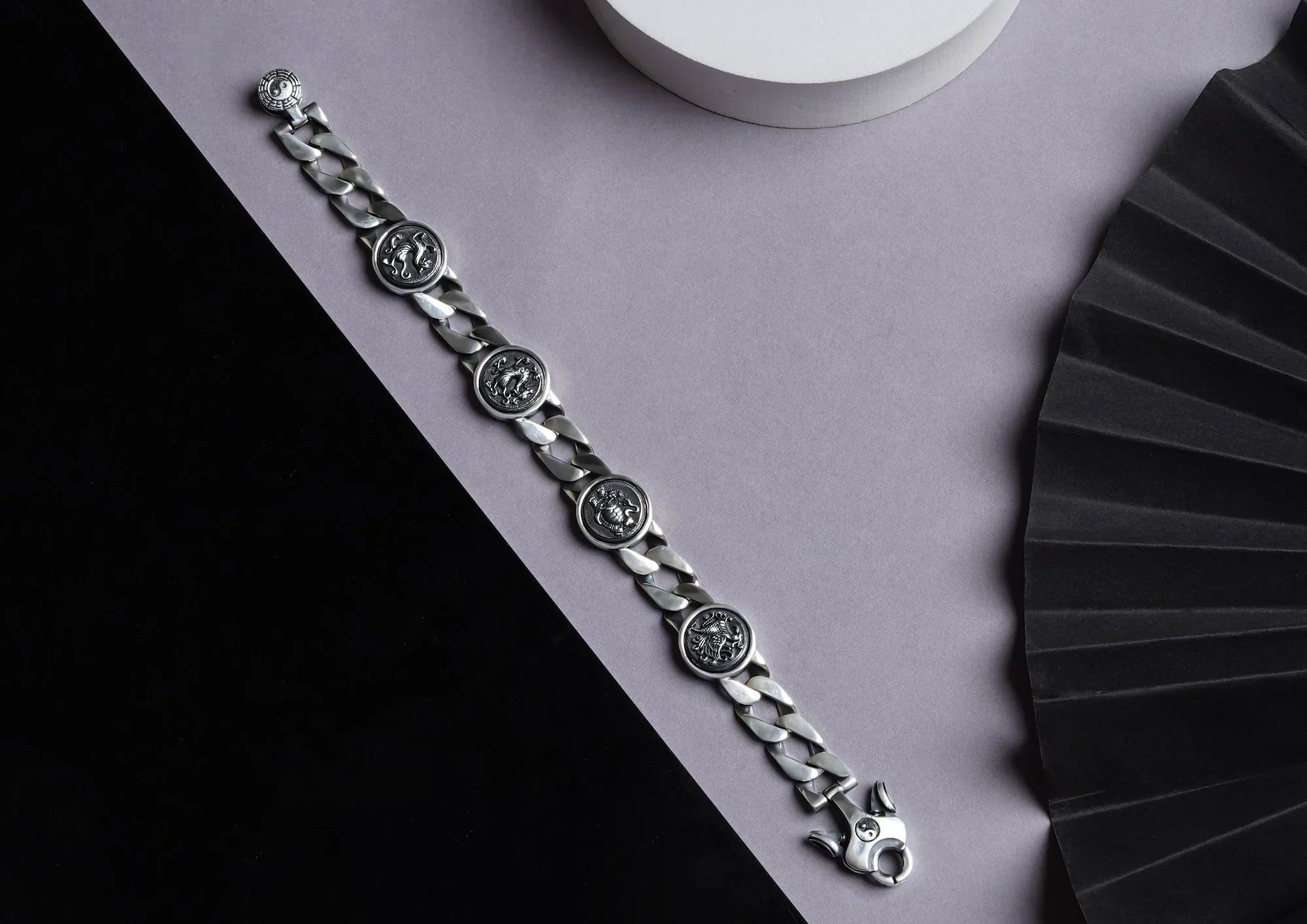 Revolving Luxe Om Men Bracelet