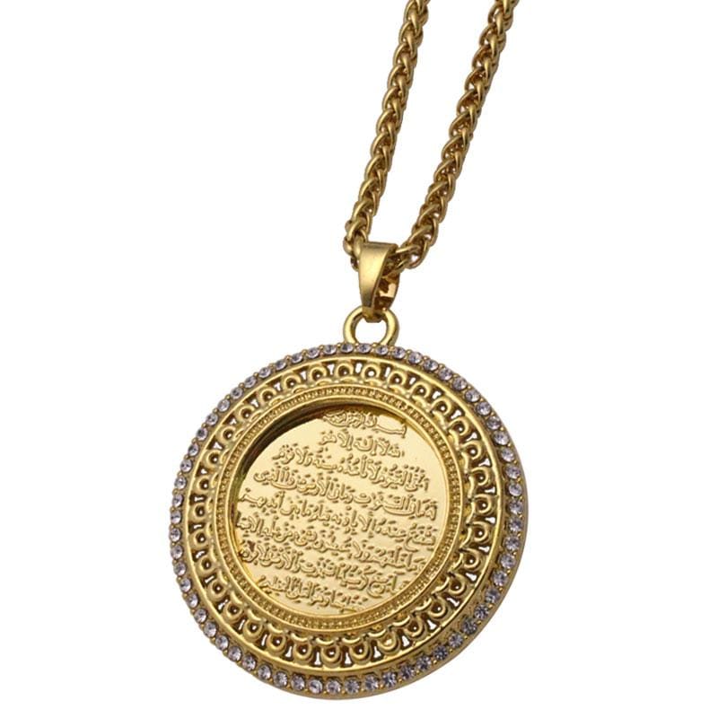 AYATUL KURSI Crystal Pendant necklace for Men and Women NS2 IS1 IS2