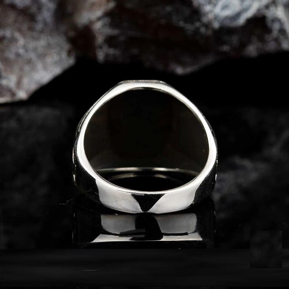 Stoneless Modern Design Silver Ring
