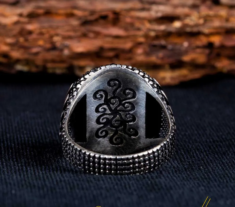 Stoneless Nalain Pak Oval Silver Ring