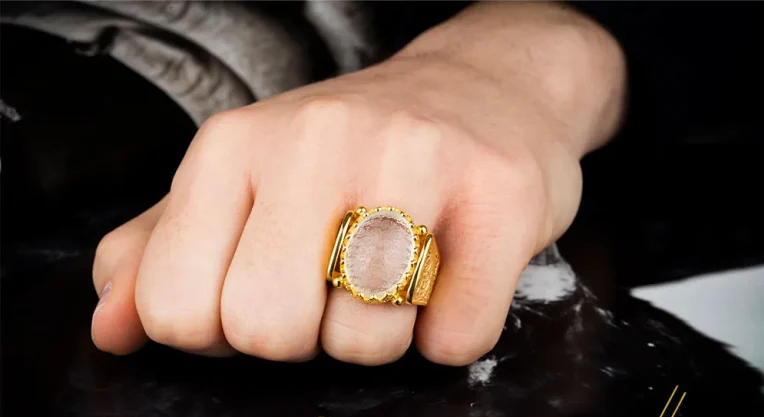 Hun Collection Dur Al Najaf Ayat Al Kursi Men Ring