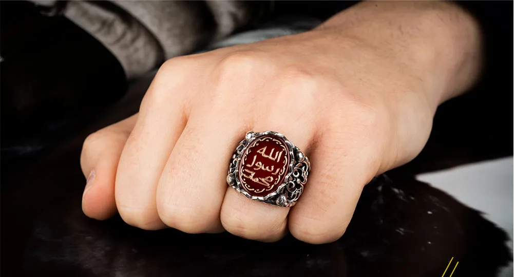 Prophet Muhammad Aqeeq Ring