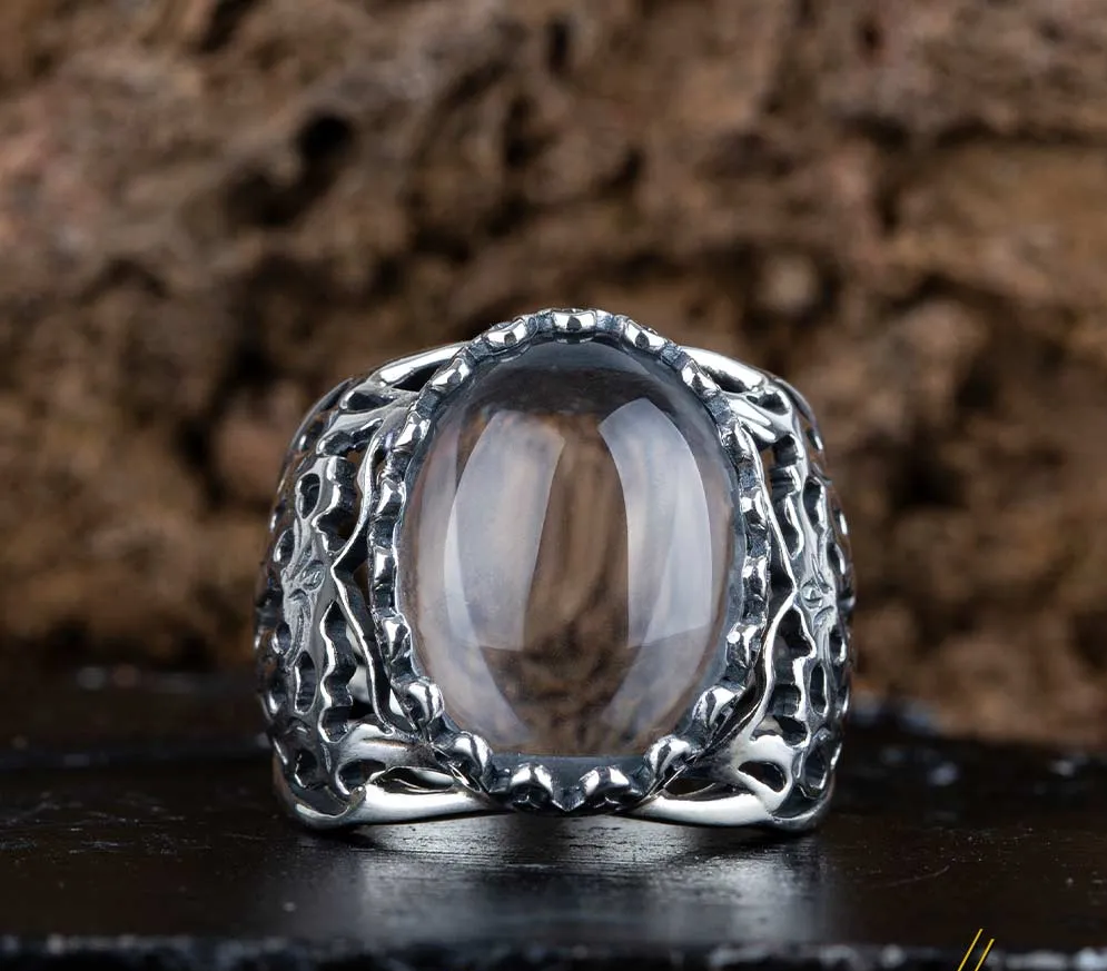 Dur Al Najaf Silver Classic Men Ring