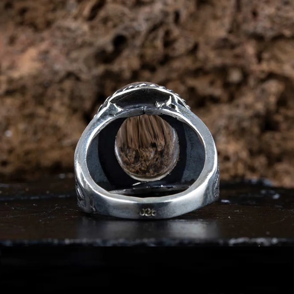Classic Dur Al Najaf Silver Men Ring