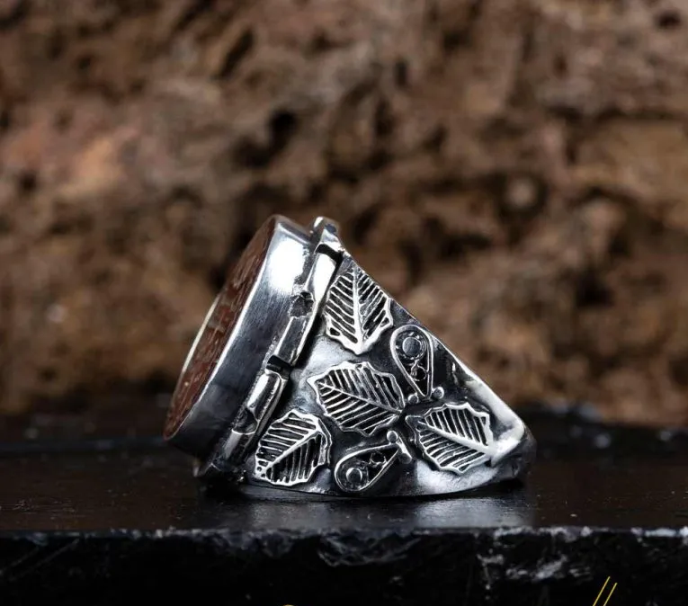 Hasbunallahu Wa Ni’mal Wakeel Red Aqeeq Ring