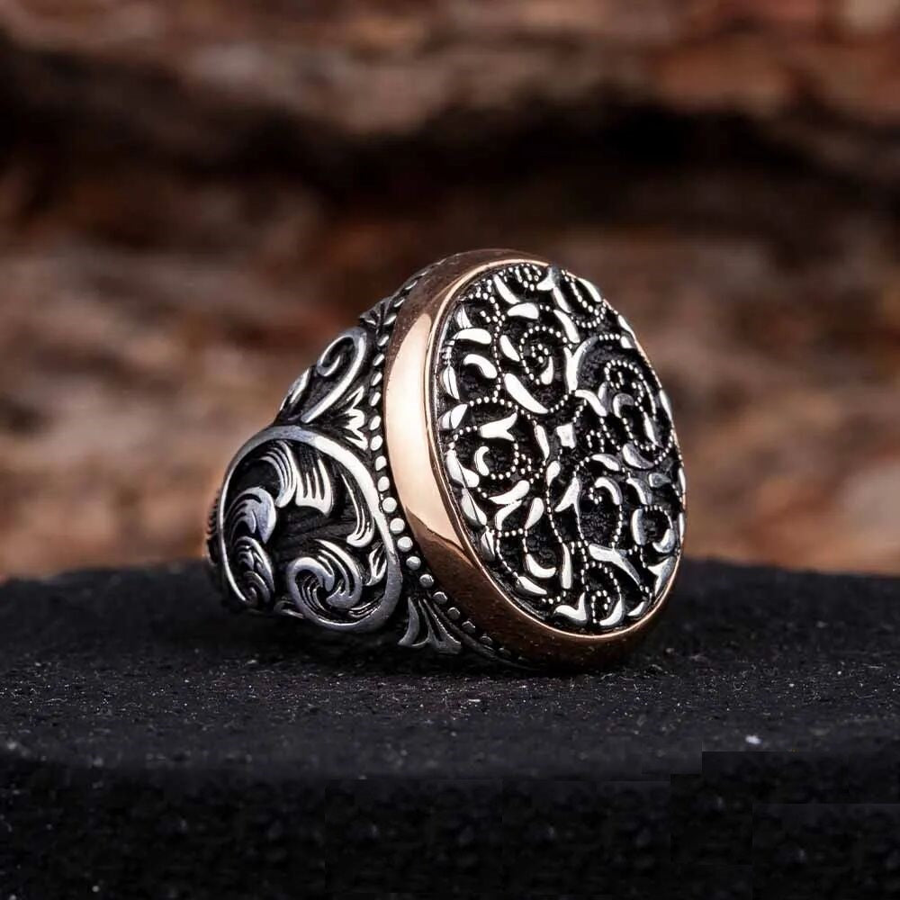 Oval Exclusive Stoneless Silver Ring