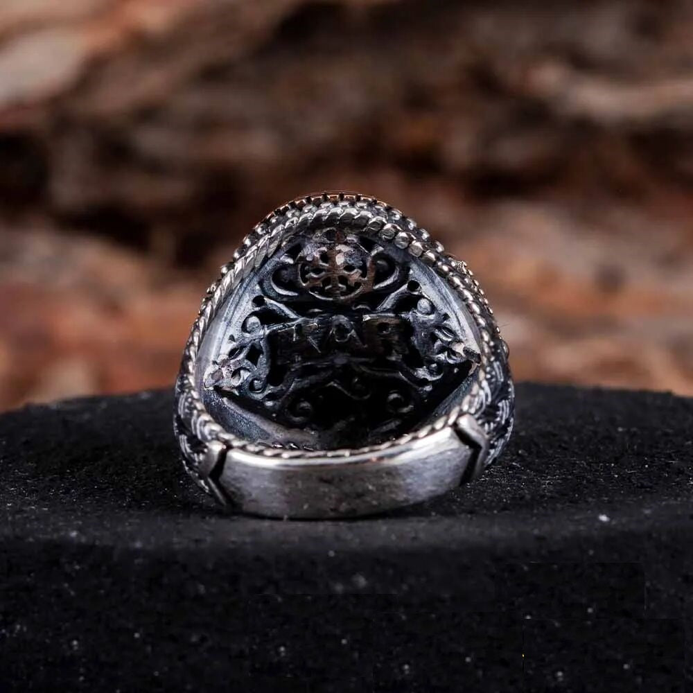 Exclusive Design Stoneless Silver Ring With Zircon Sides