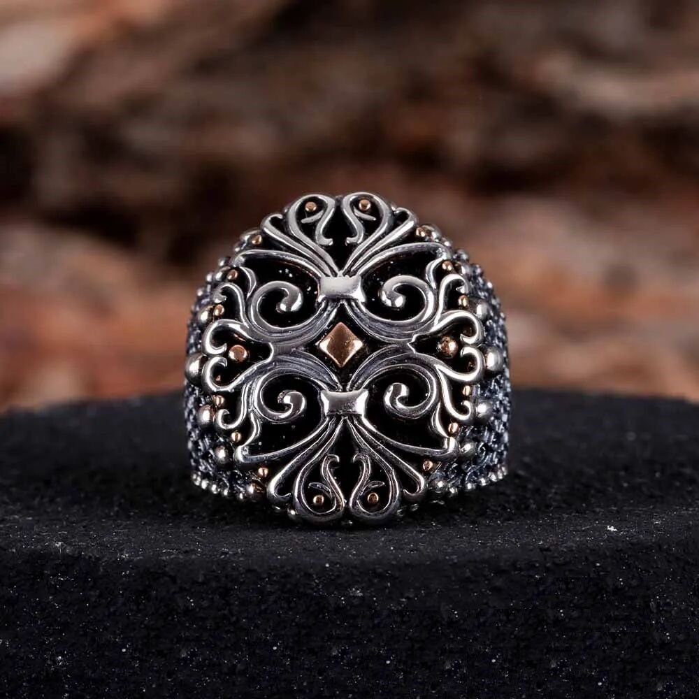 Exclusive Design Stoneless Silver Ring No3