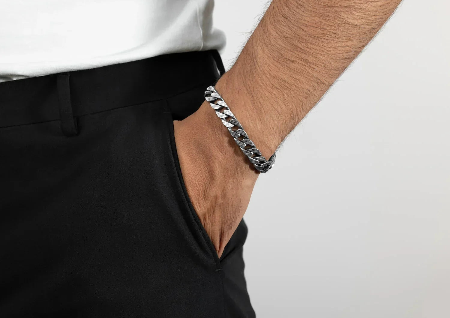 Zen Balance Revolving Medallion Men Bracelet