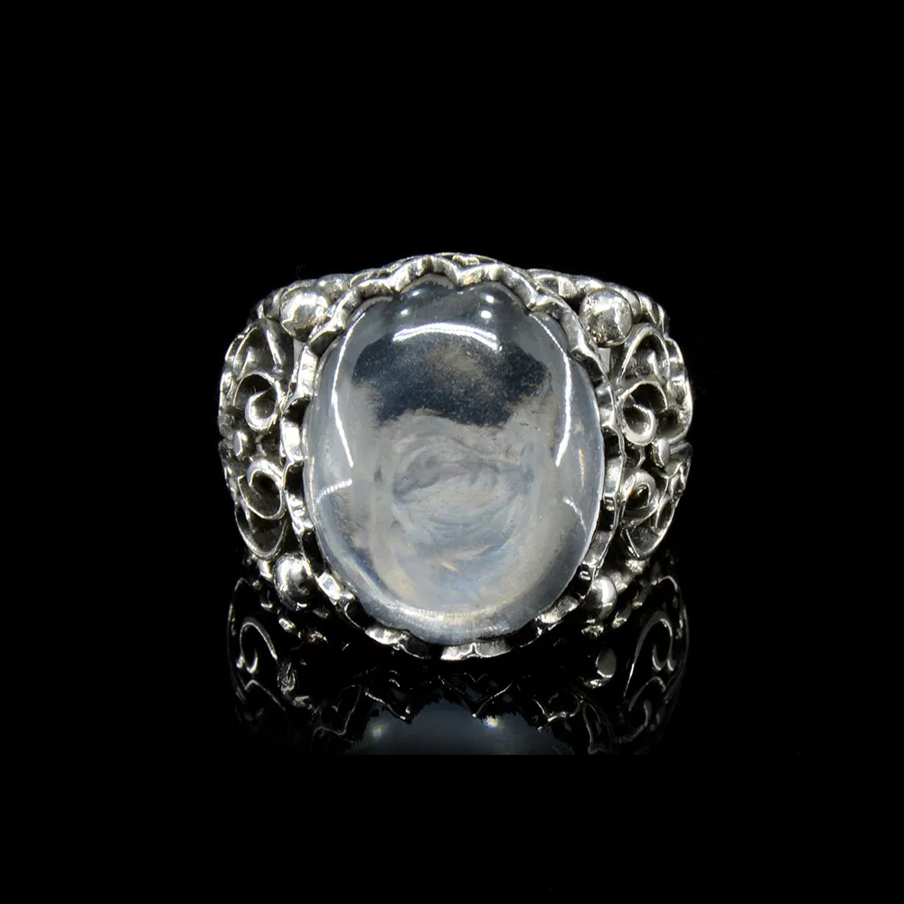 Craft Collection Handmade Dur Al Najaf Silver Men Ring