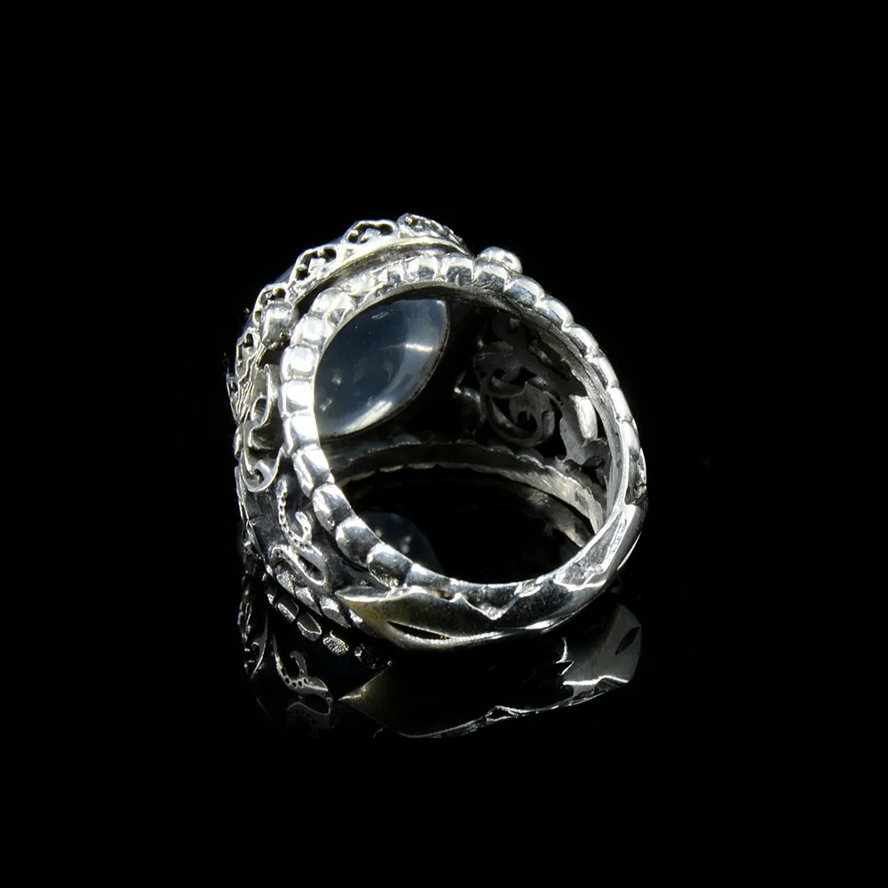 Craft Collection Handmade Dur Al Najaf Silver Men Ring