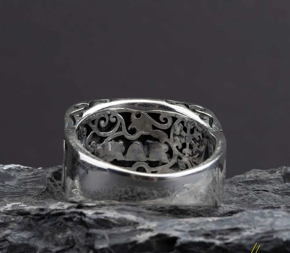 Exclusive Rectangle Seal of Prophet Mohammad Men Ring