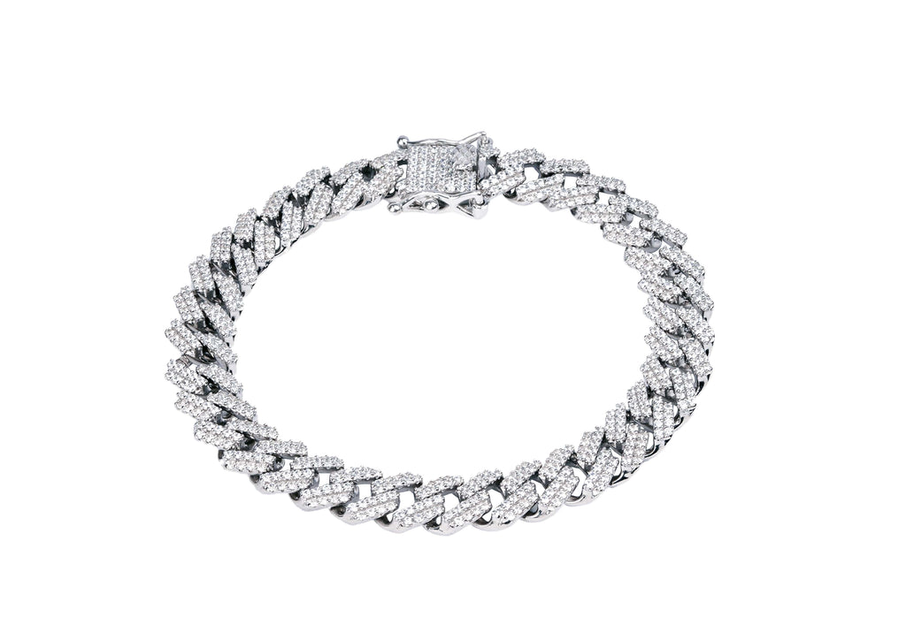 Iced Out Cuban Link Men Bracelet