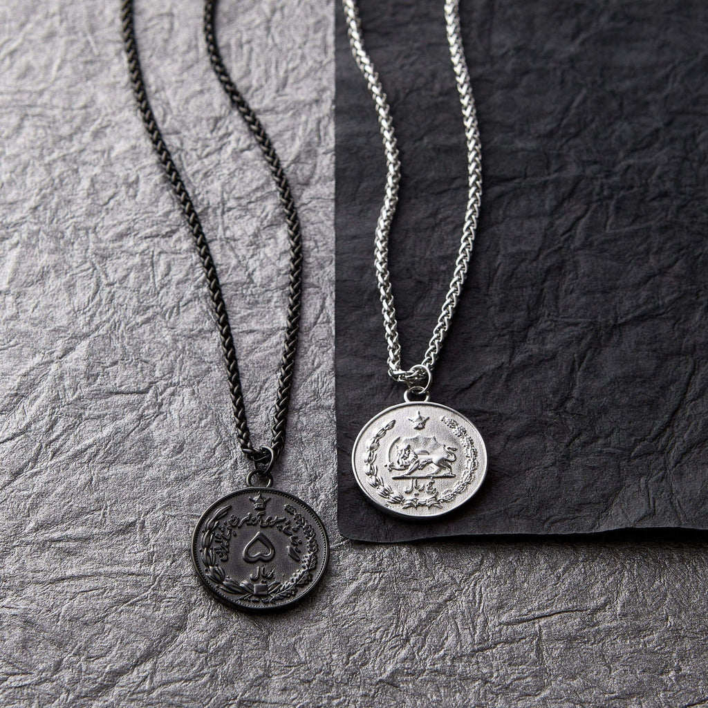 Country Coin Necklace  Men