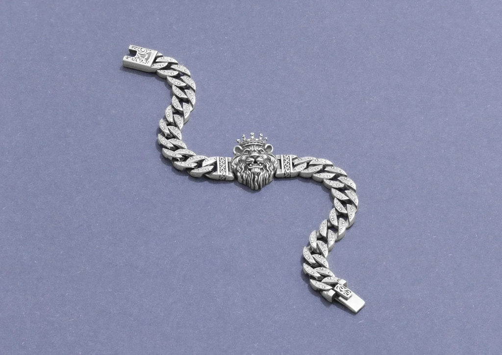 Lion King Oxidised Bracelet