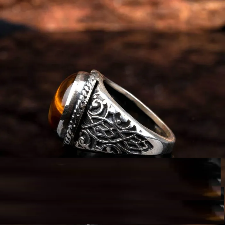 One of a Kind Brown Tiger’s Eye Ring No2