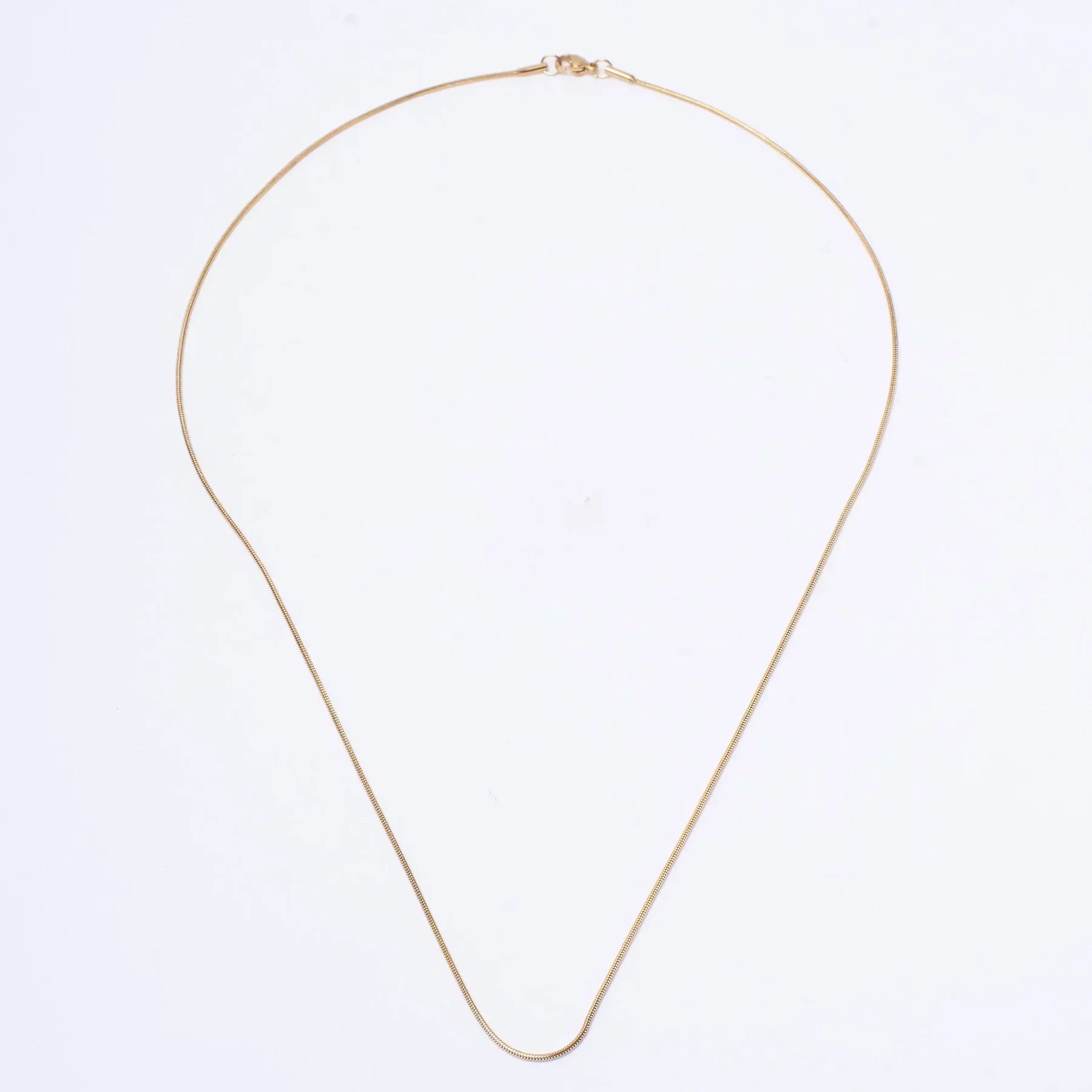 Round Snake Gold Chain