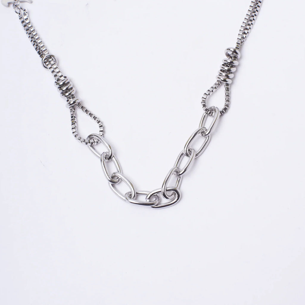 Cryptic Rune Silver Chain