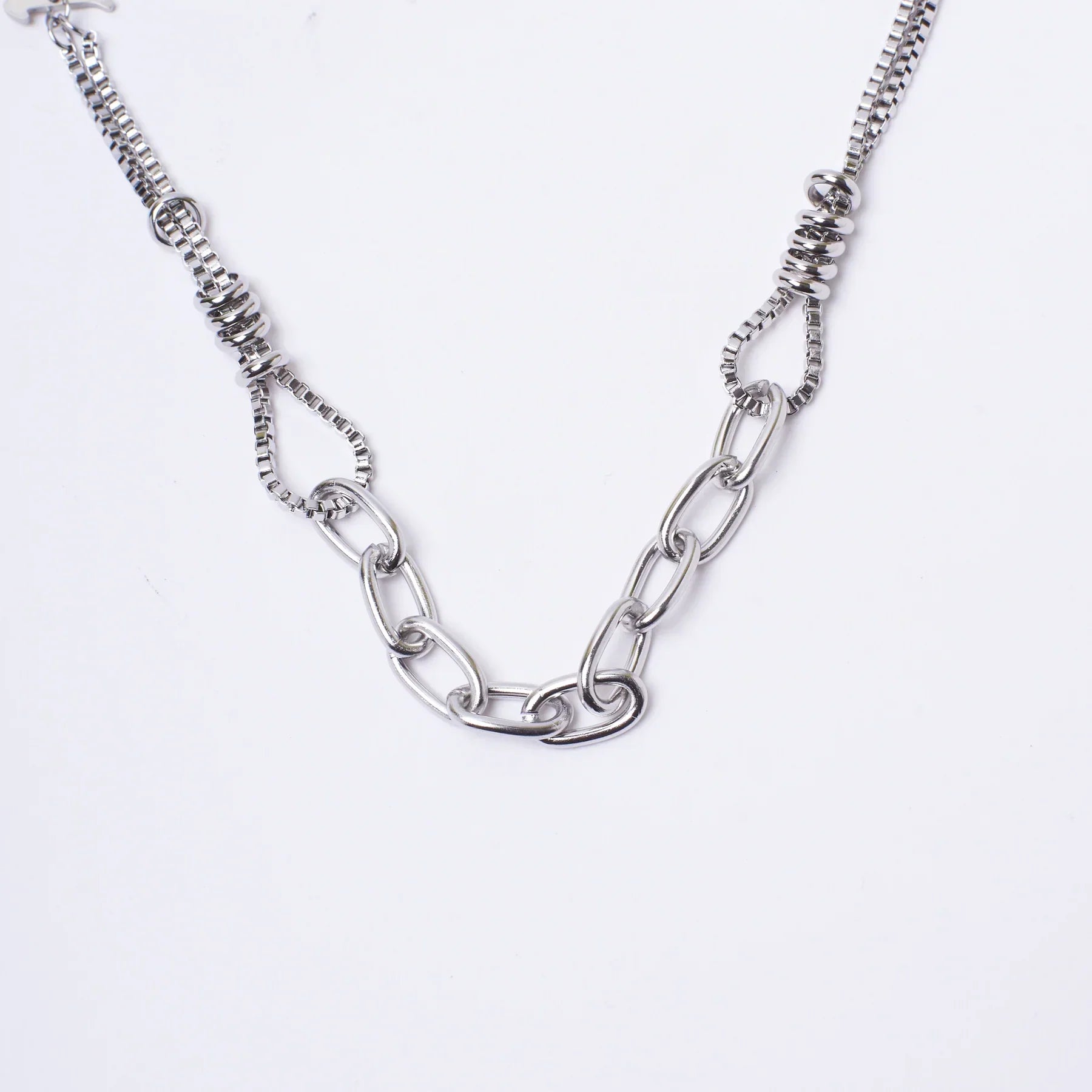 Cryptic Rune Silver Chain
