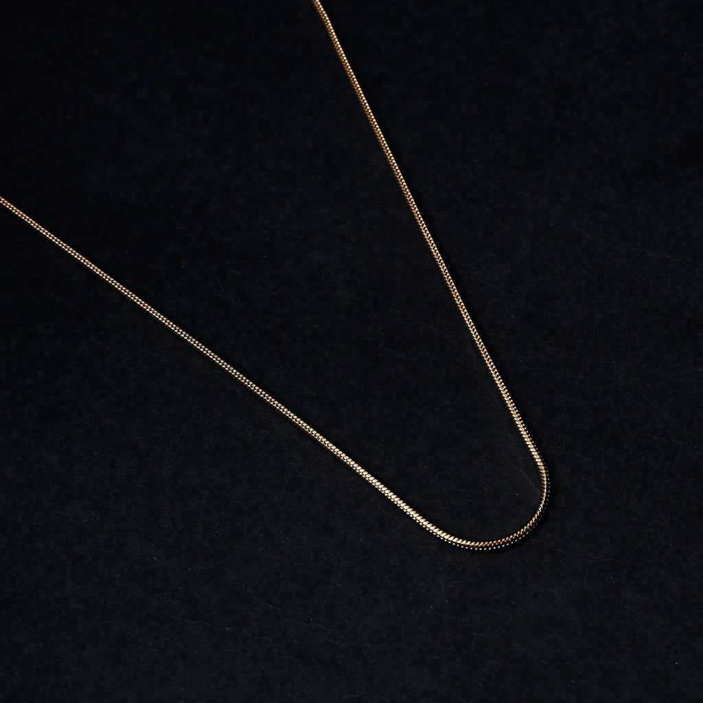 Round Snake Gold Chain