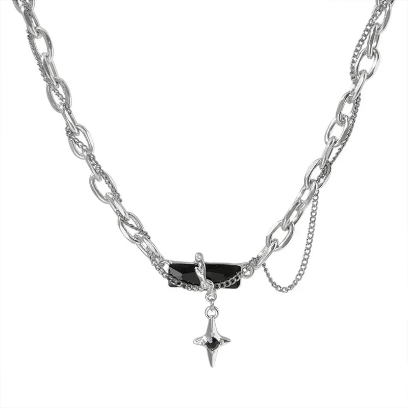 Rugged Black Modern Chain