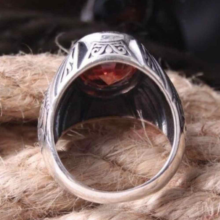 Color Changing 925 Sterling Original Alexandrite Stone Mens Ring