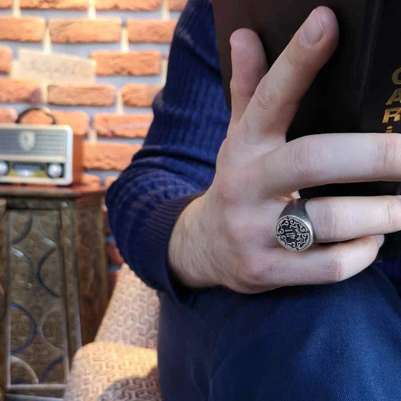 Customizable Elegant Men's No Stone 925 Sterling Silver Ring