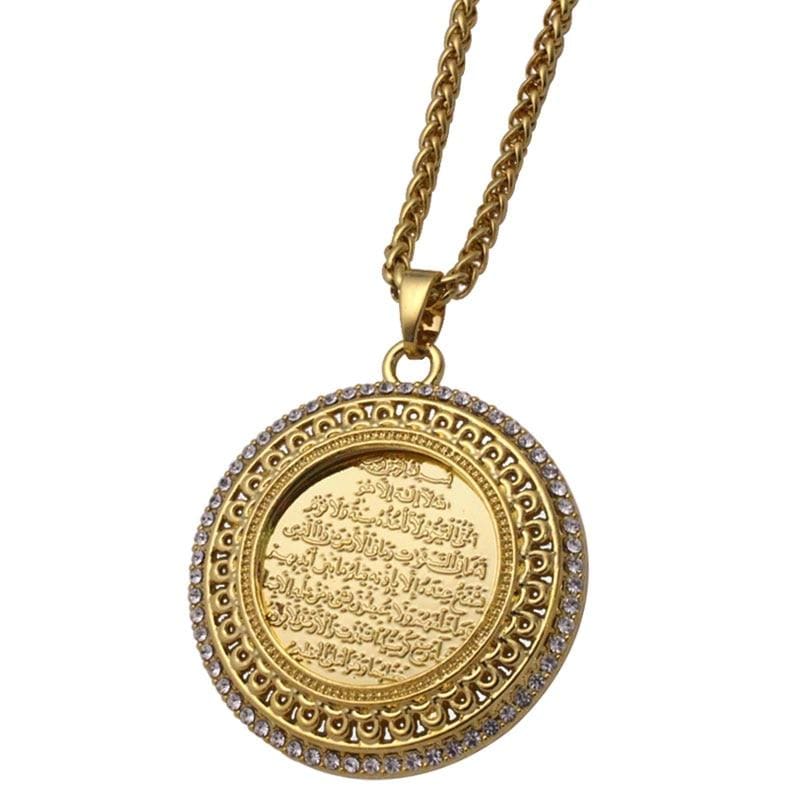 AYATUL KURSI Crystal Pendant necklace for Men and Women NS2 IS1 IS2
